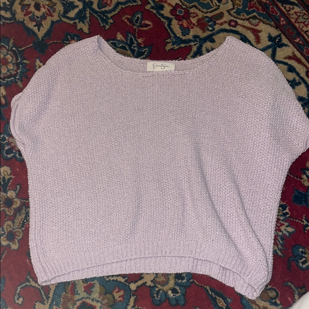 Lavender Knit Women's Sweater